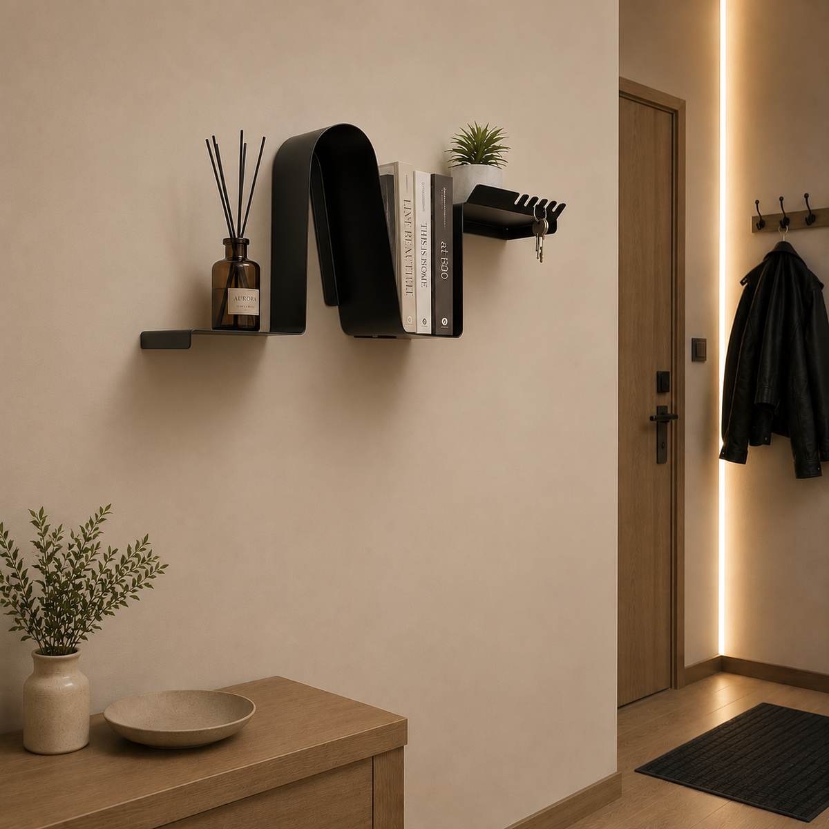 How to Hang Floating Shelves at the Perfect Height