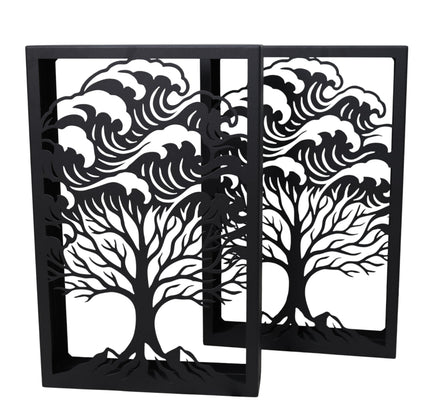 Tree of Life Metal Table Legs – Nature-Inspired Steel Base | Handmade Industrial Furniture Frame