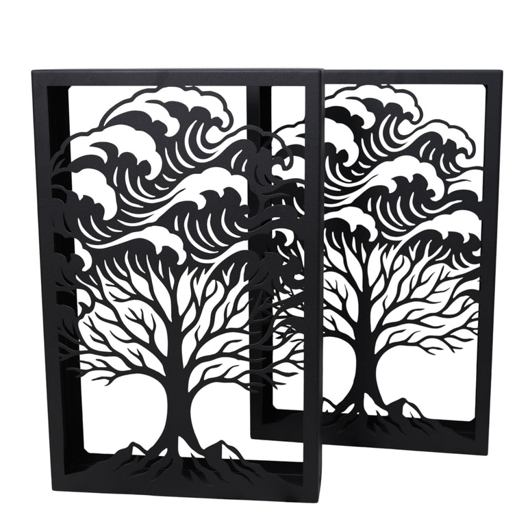 Tree of Life Metal Table Legs – Nature-Inspired Steel Base | Handmade Industrial Furniture Frame