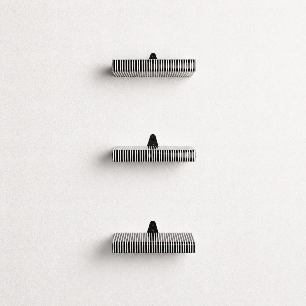 Minimal Metal Wall Shelf, Handmade Steel Floating Display Shelf