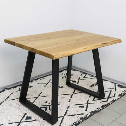 Angled Metal Table Legs Set Steel Base for Custom Tables - Metaloslav 