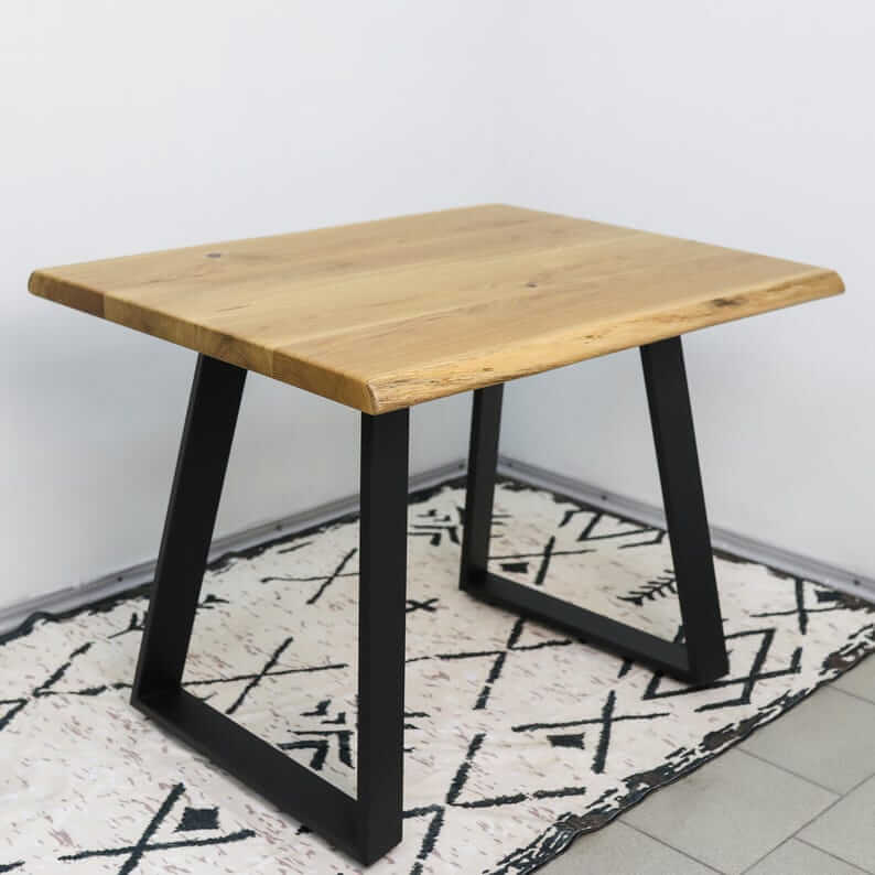Angled Metal Table Legs Set Steel Base for Custom Tables - Metaloslav 