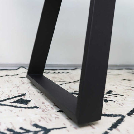 Angled Metal Table Legs Set Steel Base for Custom Tables - Metaloslav 