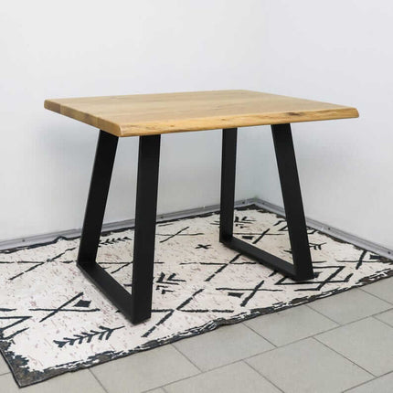 Angled Metal Table Legs Set Steel Base for Custom Tables - Metaloslav 