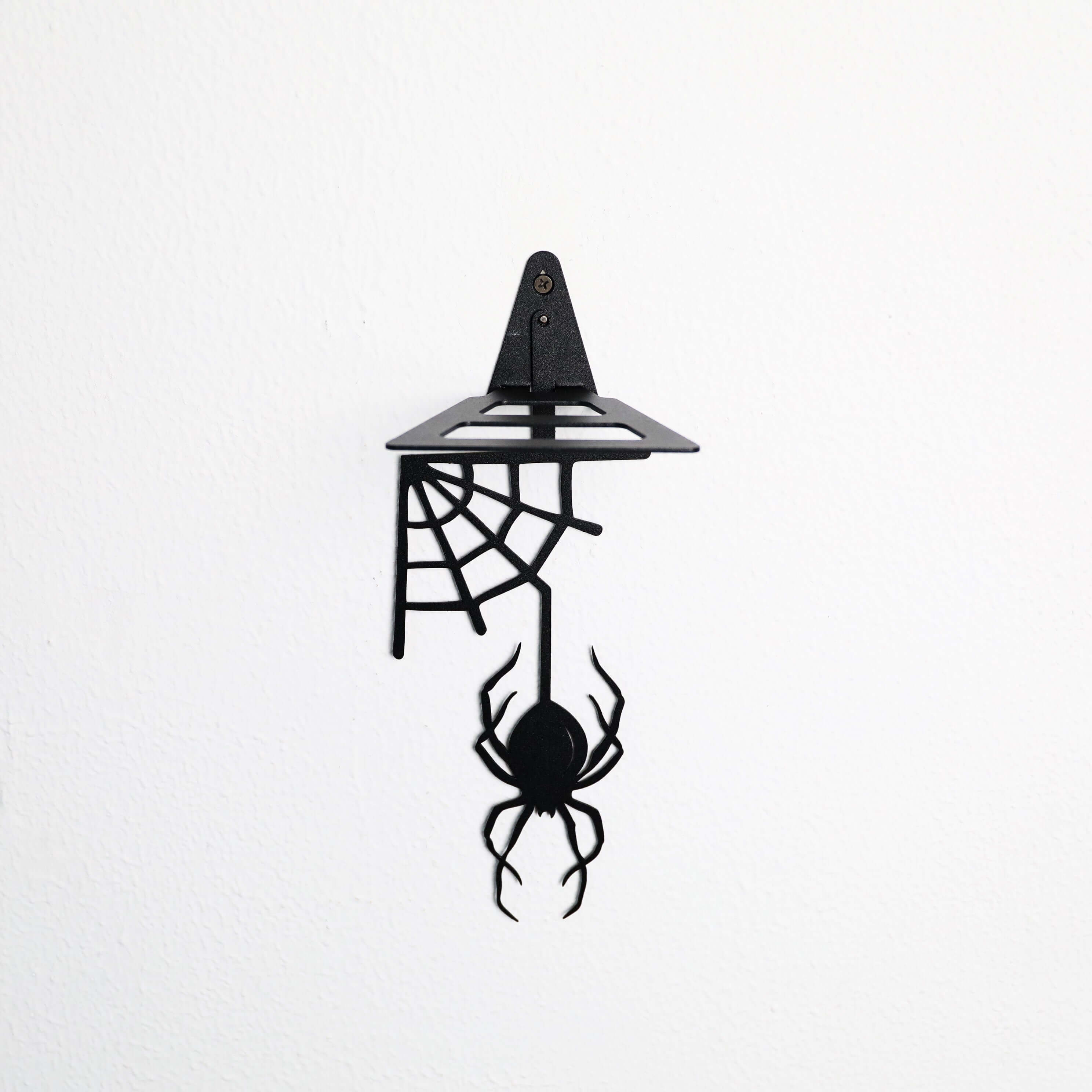 Spider Metal Wall Shelf with Floating Platform Book Display - Metaloslav 