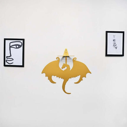 Dragon Invisible Bookshelf Wall Mount Steel Floating Book Holder - Metaloslav 
