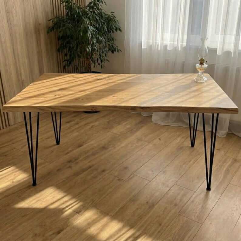 Hairpin Metal Table Legs Set for Dining Table and Desk - Metaloslav 