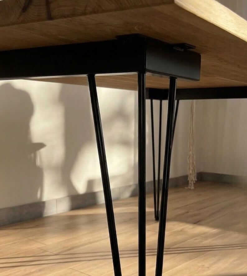 Hairpin Metal Table Legs Set for Dining Table and Desk - Metaloslav 