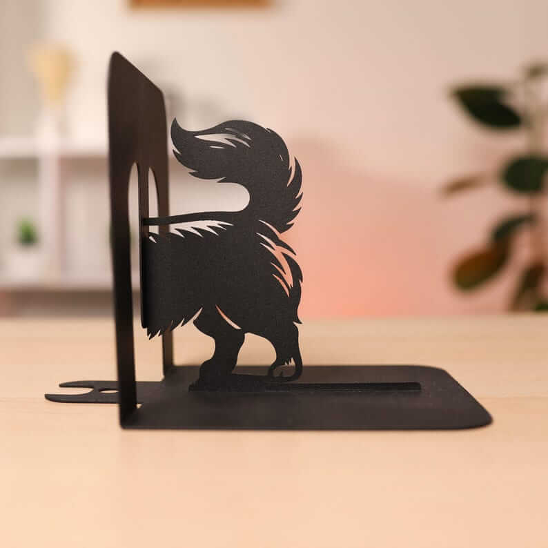 Corgi Dog Metal Bookends Set Powder Coated Steel - Metaloslav 