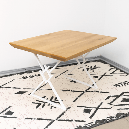 Metal Table Legs – Geometric X Steel Base for Coffee & Dining Tables