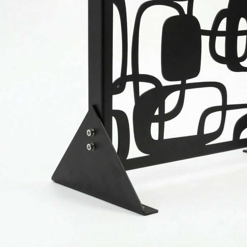 Abstract Pattern Metal Privacy Screen Panel Set Outdoor Divider - Metaloslav 