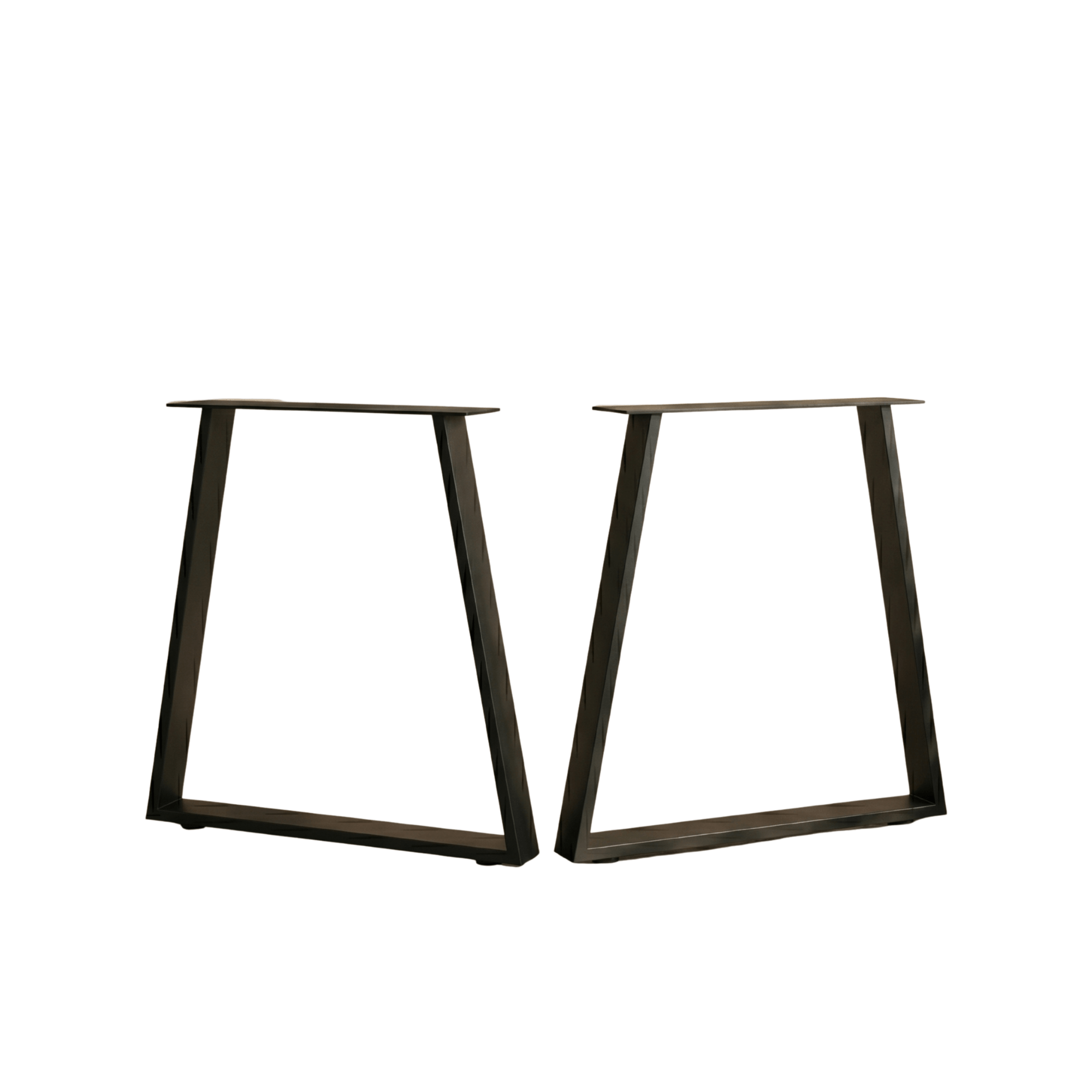 Angled Metal Table Legs Set Steel Base for Custom Tables - Metaloslav 