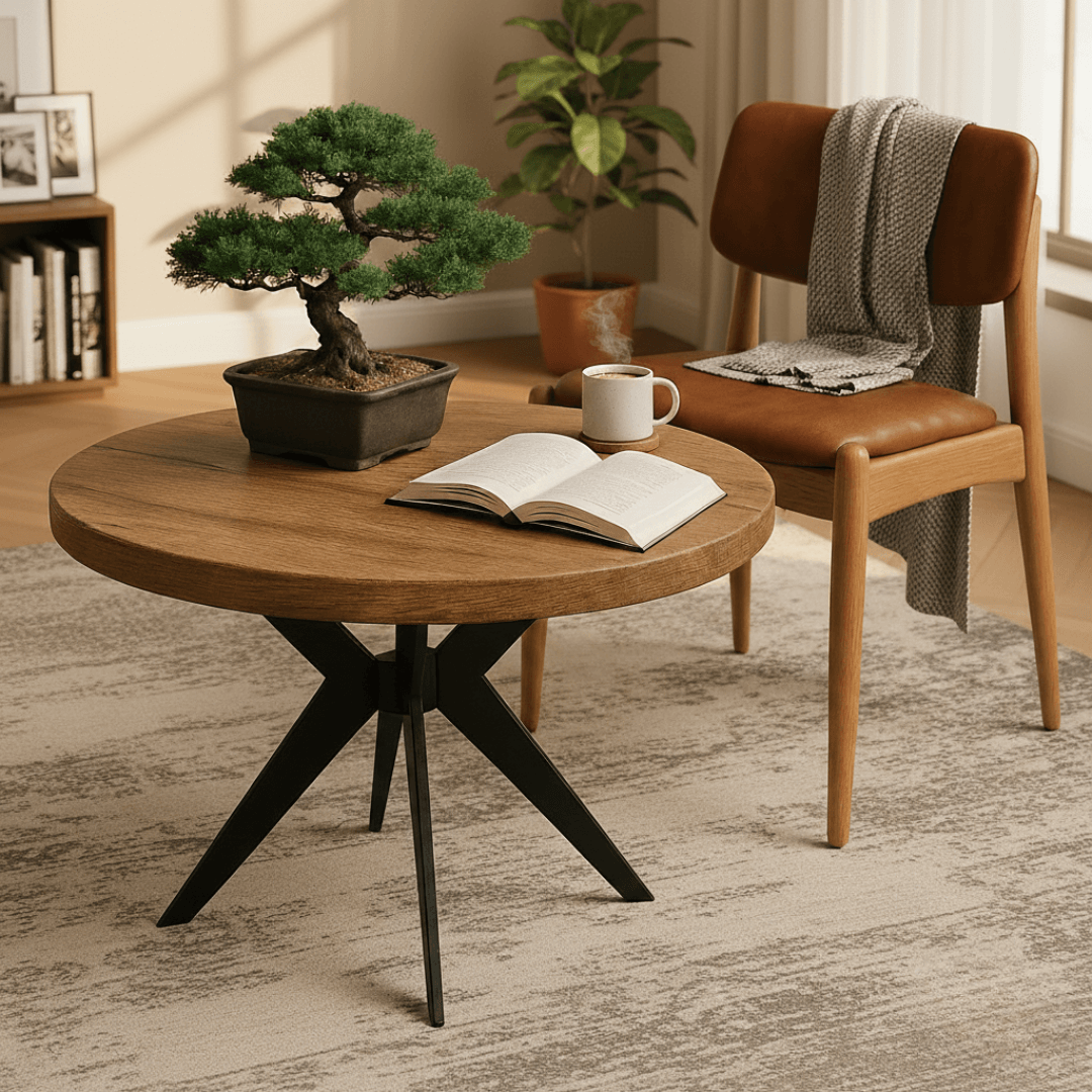 Metal Table Legs – Spider Steel Base for Dining & Coffee Tables