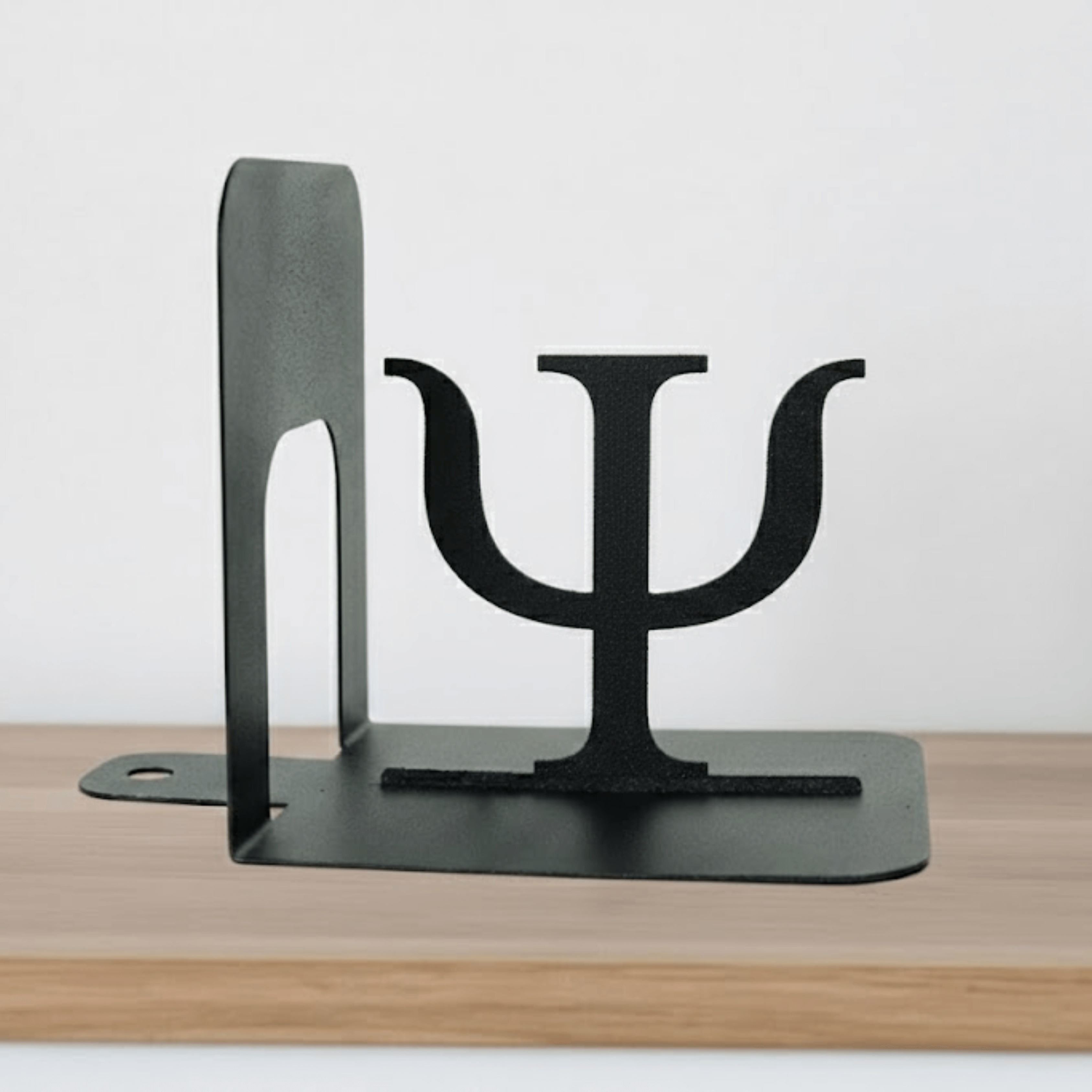 Metal Bookends Pair with Brain and Psy Symbol Graphic Design - Metaloslav 