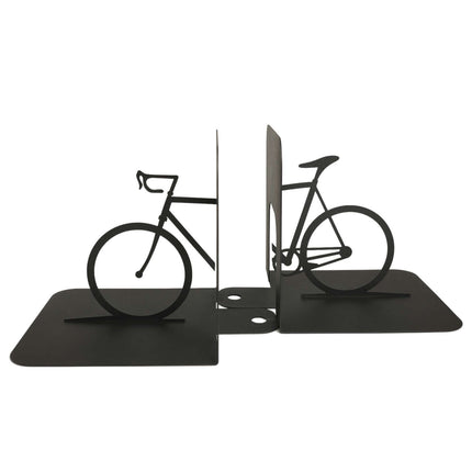 Metal Bookends – Bicycle Steel Book Holder for Shelves & Office Decor