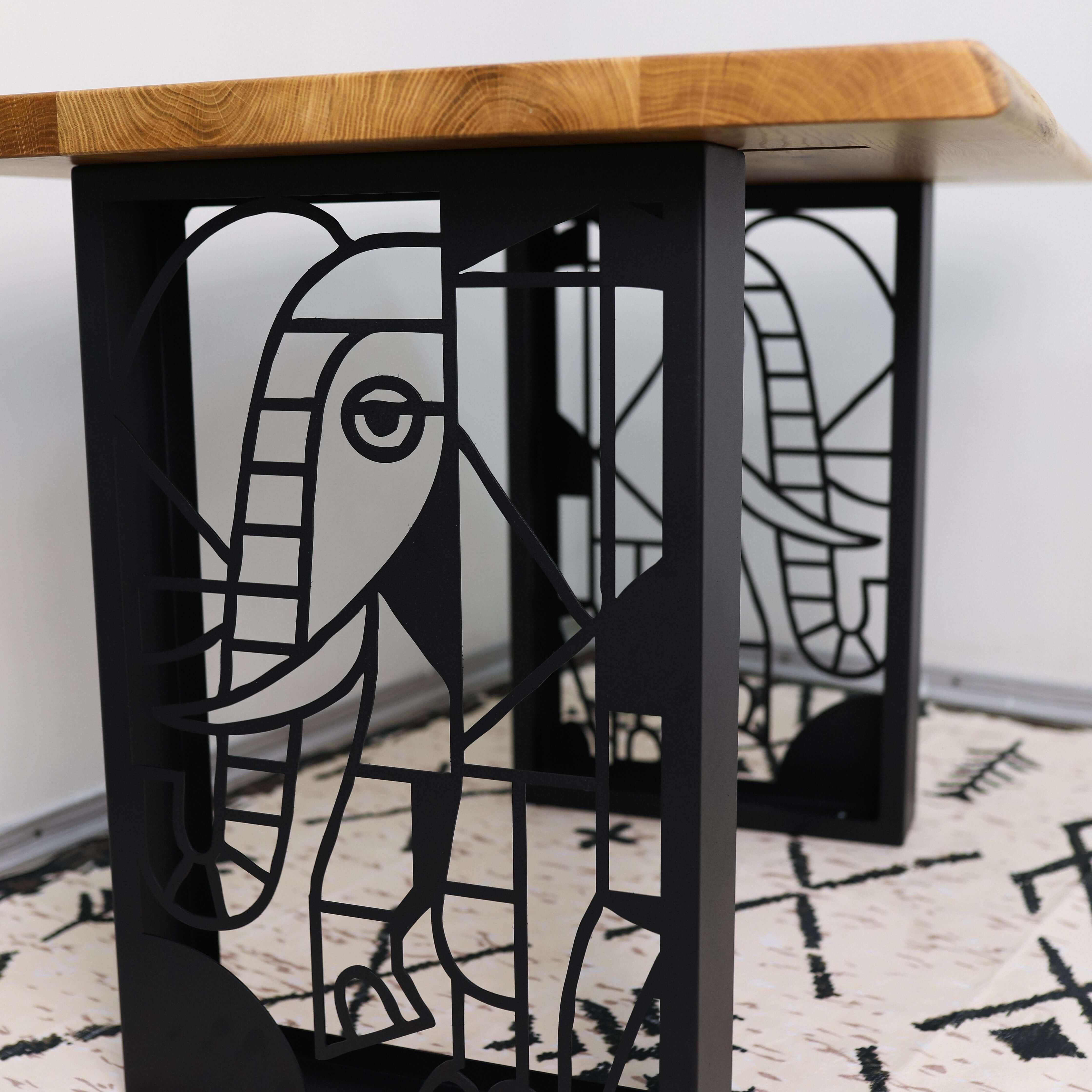 Metal Table Legs – Elephant Steel Base for Coffee & Dining Tables