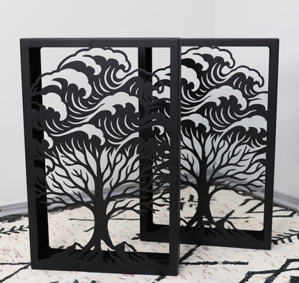 Tree of Life Metal Table Legs – Nature-Inspired Steel Base | Handmade Industrial Furniture Frame