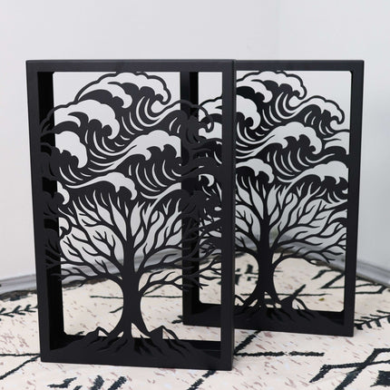 Metal Table Legs – Tree of Life Steel Base for Dining & Coffee Tables