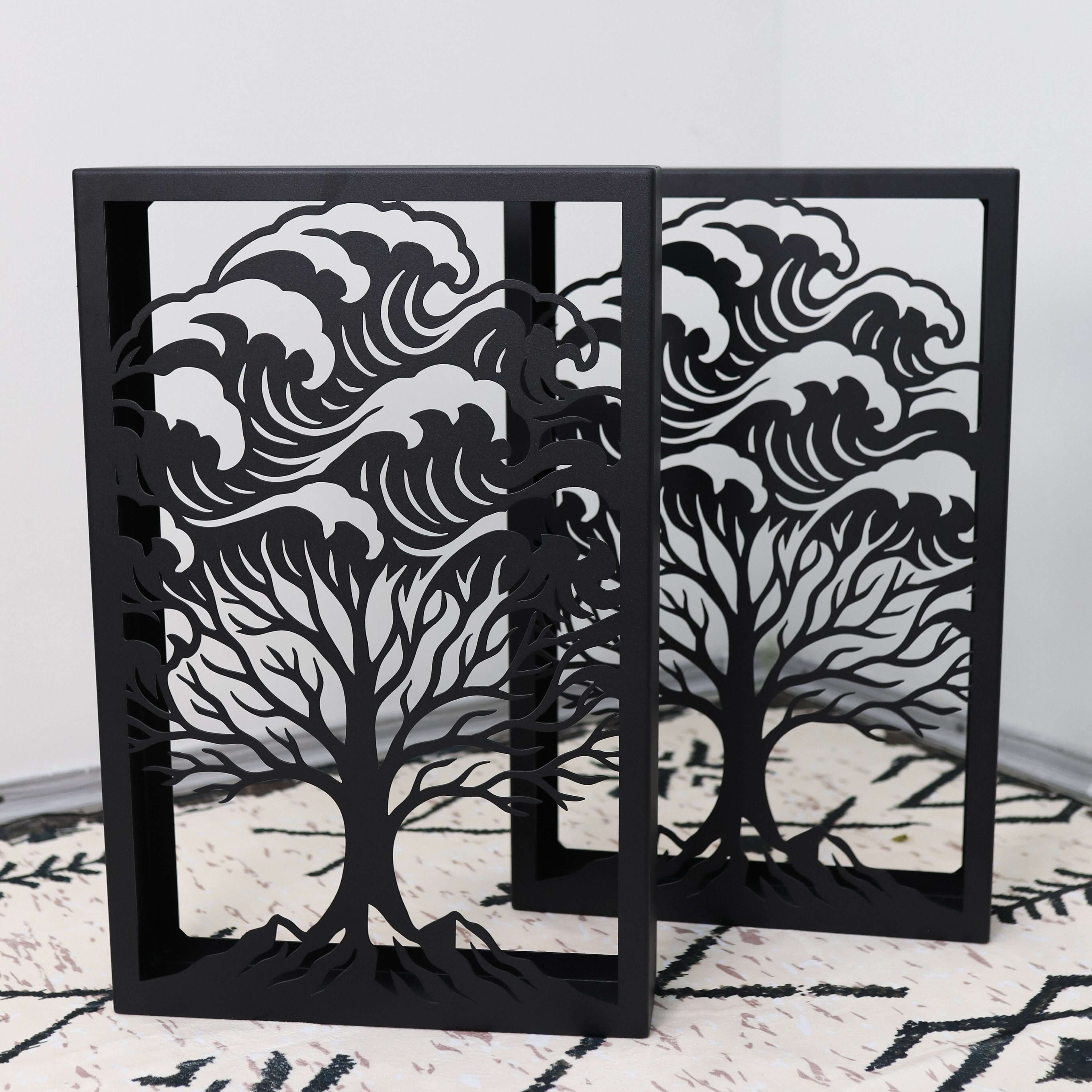 Metal Table Legs – Tree of Life Steel Base for Dining & Coffee Tables