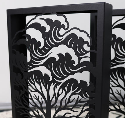 Tree of Life Metal Table Legs – Nature-Inspired Steel Base | Handmade Industrial Furniture Frame