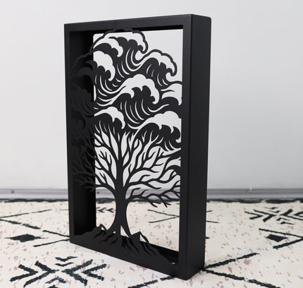 Tree of Life Metal Table Legs – Nature-Inspired Steel Base | Handmade Industrial Furniture Frame