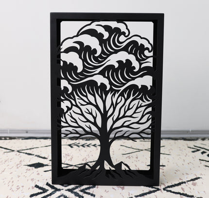 Tree of Life Metal Table Legs – Nature-Inspired Steel Base | Handmade Industrial Furniture Frame