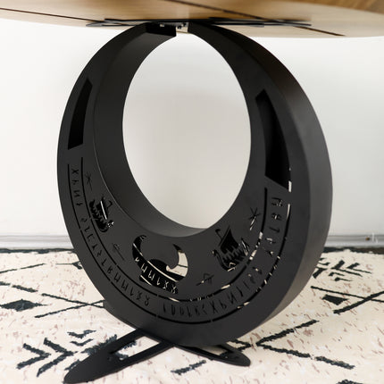 Horseshoe Metal Table Legs – Modern Steel Base | Industrial Design for Coffee & Dining Tables