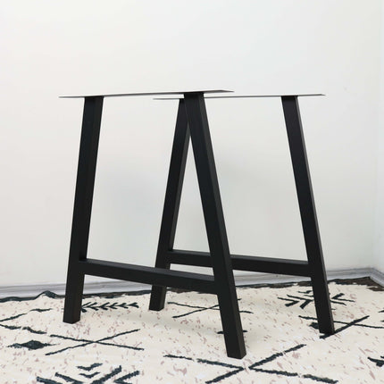 A-Frame Metal Table Legs Set Steel Base for Dining Tables - Metaloslav 