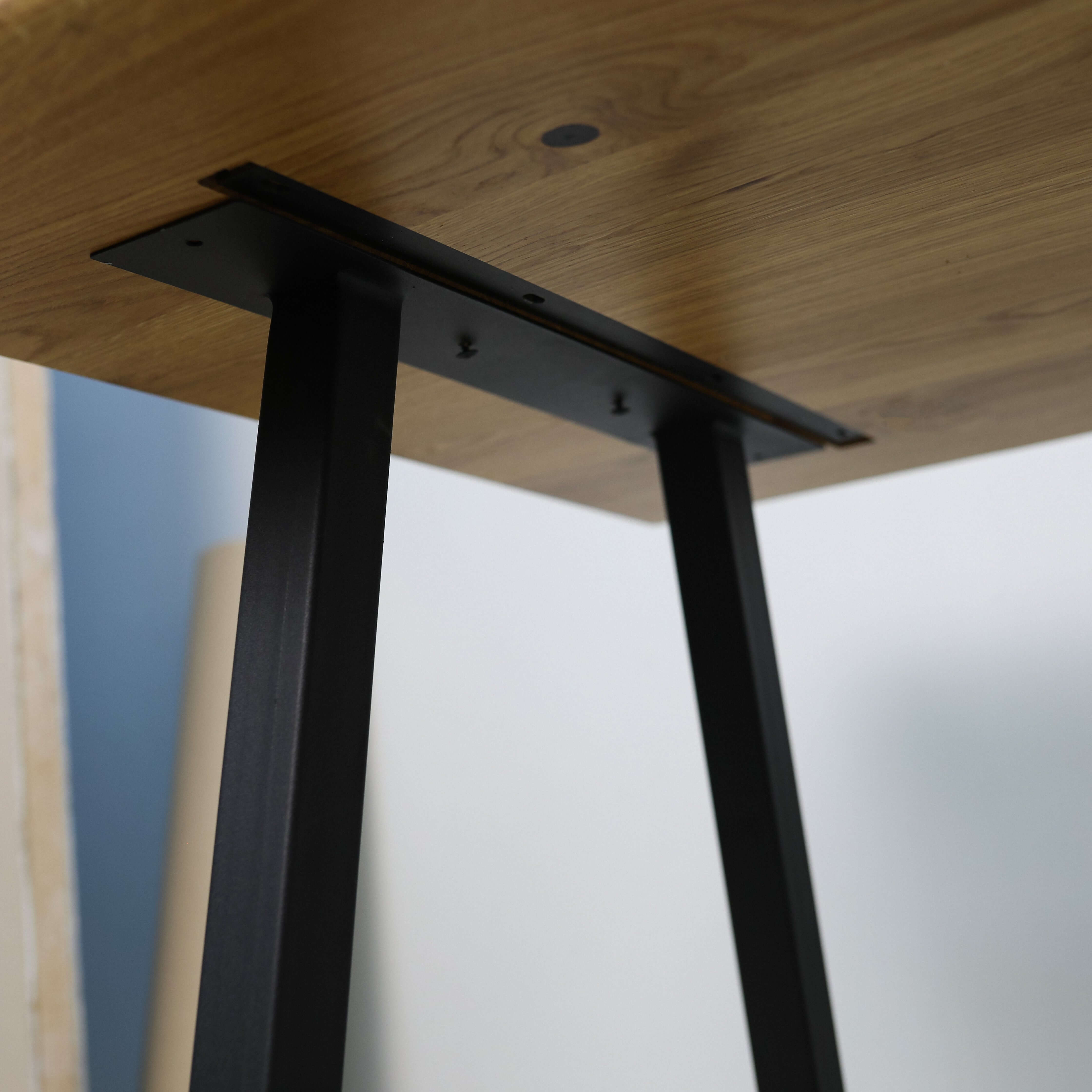 A-Frame Metal Table Legs Set Steel Base for Dining Tables - Metaloslav 