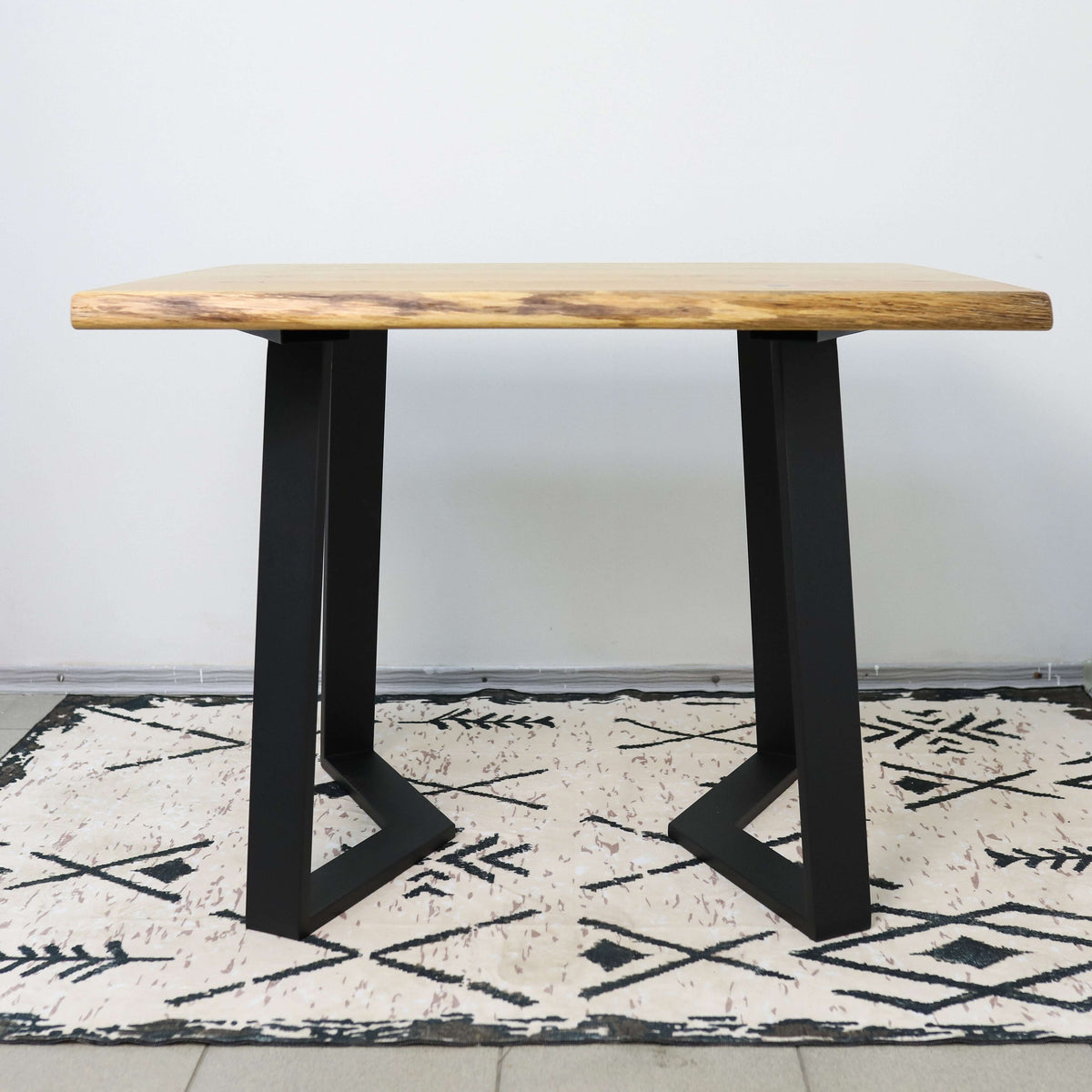 Geometric Metal Table Legs Set Steel Base for Custom Tables - Metaloslav 