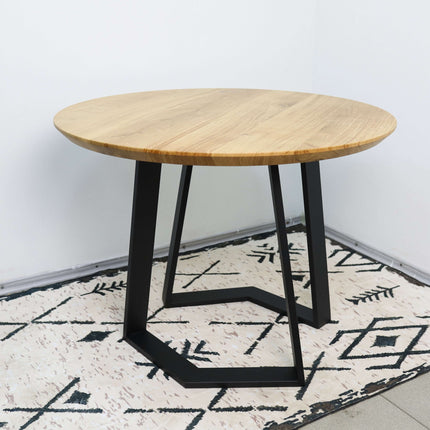 Geometric Metal Table Legs Set Steel Base for Custom Tables - Metaloslav 