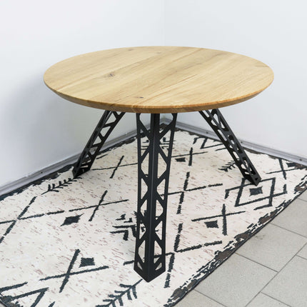 Industrial Metal Table Legs – Truss Design Steel Base | Modern Dining & Coffee Table Frame