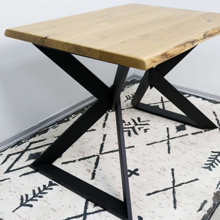 X Frame Metal Table Legs Set Steel Base for Custom Tables - Metaloslav 