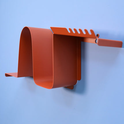 Wave Metal Wall Shelf – Modern Curved Steel Floating Shelf | Minimalist Decor Home & Office