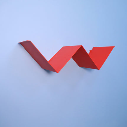 Metal Wall Shelf – Modern V-Shaped Floating Design | Minimalist Decor for Home & Office