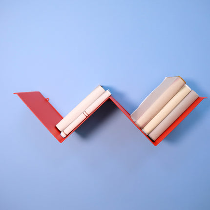 Metal Wall Shelf – Modern V-Shaped Floating Design | Minimalist Decor for Home & Office