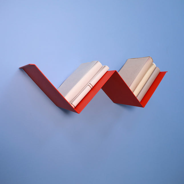 Metal Wall Shelf – Modern V-Shaped Floating Design | Minimalist Decor for Home & Office