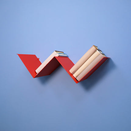 Metal Wall Shelf – Modern V-Shaped Floating Design | Minimalist Decor for Home & Office