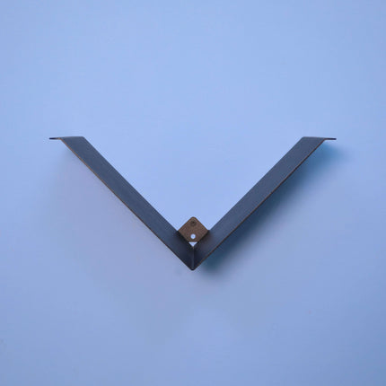 Metal Wall Shelf – Minimalist V-Shape Steel Shelf for Modern Interiors