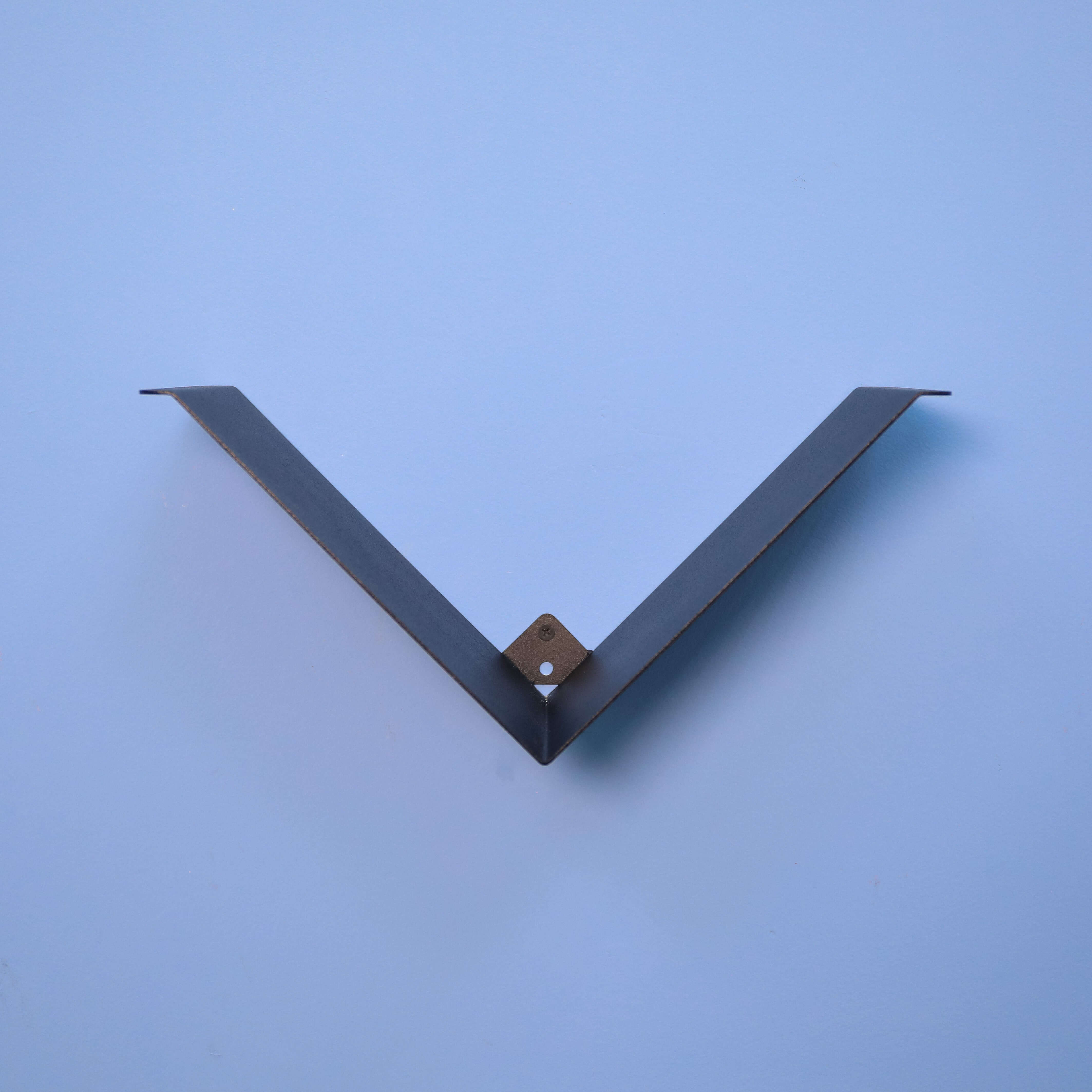 Metal Wall Shelf – Minimalist V-Shape Steel Shelf for Modern Interiors