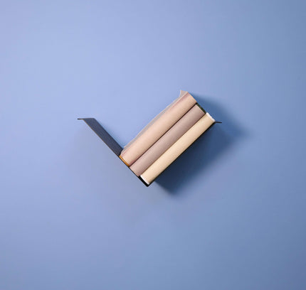 Metal floating shelf