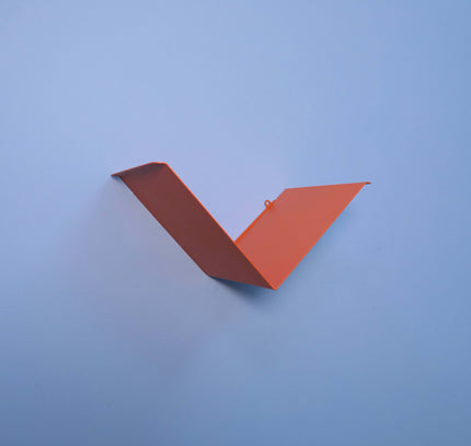 Metal floating shelf