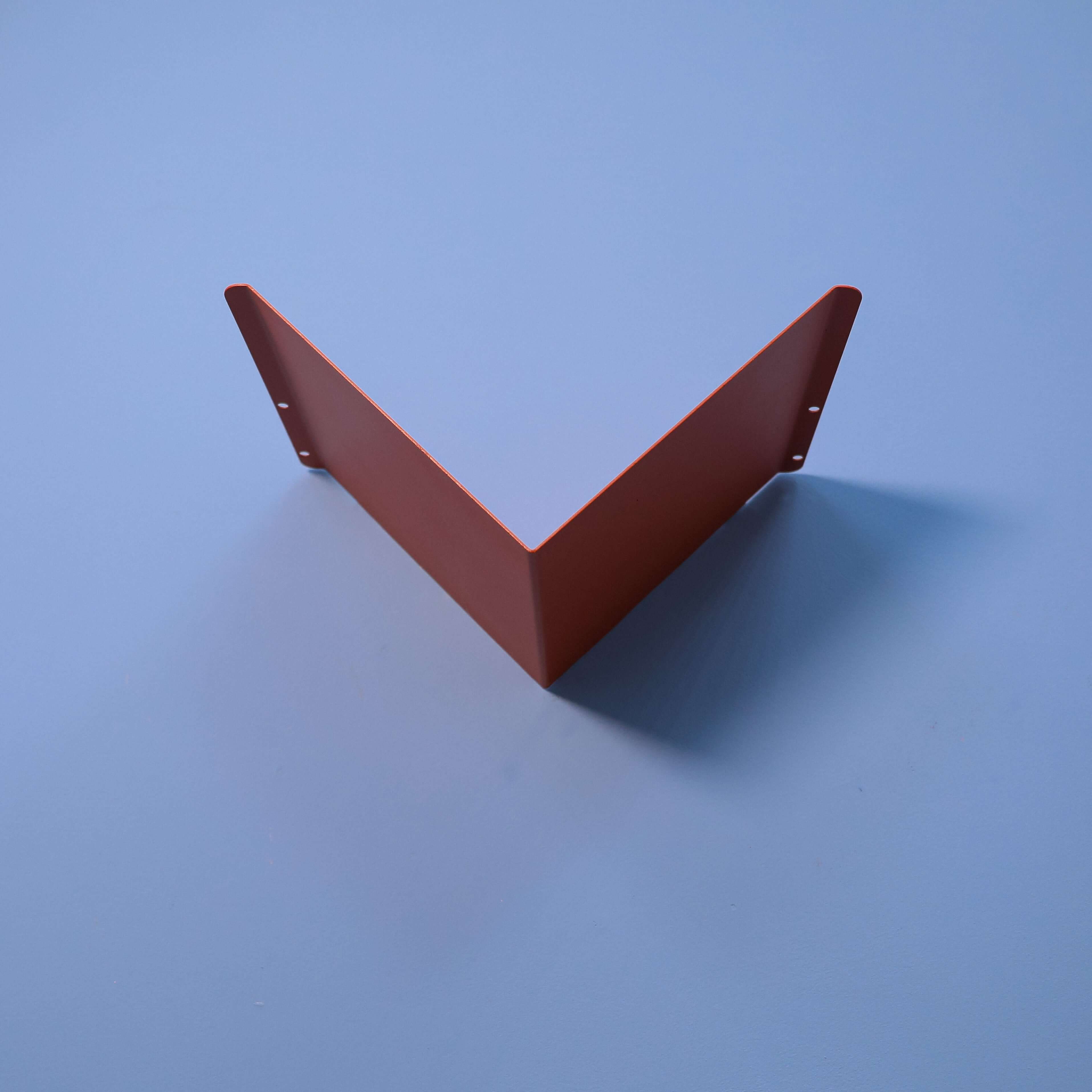 Metal Wall Shelf – Minimalist V-Shape Steel Shelf for Modern Interiors