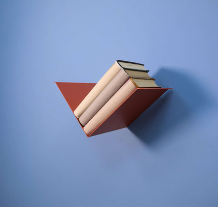 Metal floating shelf