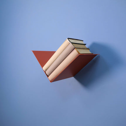 Metal Wall Shelf – Minimalist V-Shape Steel Shelf for Modern Interiors