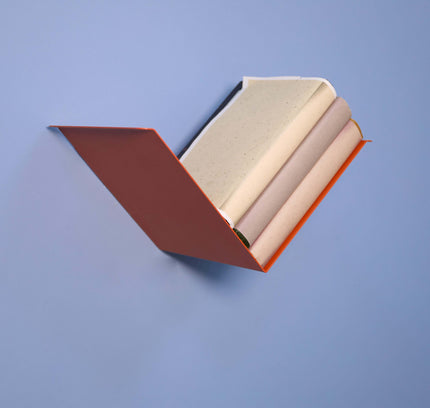 Metal floating shelf