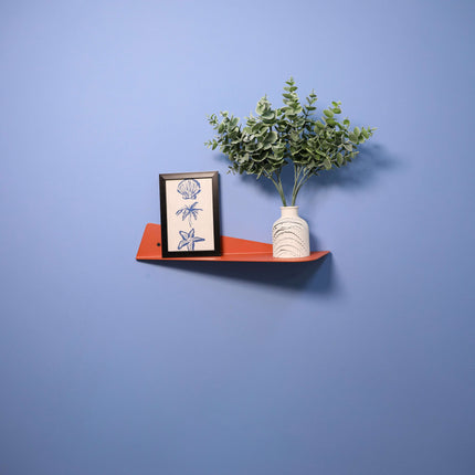 Metal Wall Shelf – Minimalist Floating Steel Shelf for Home & Office