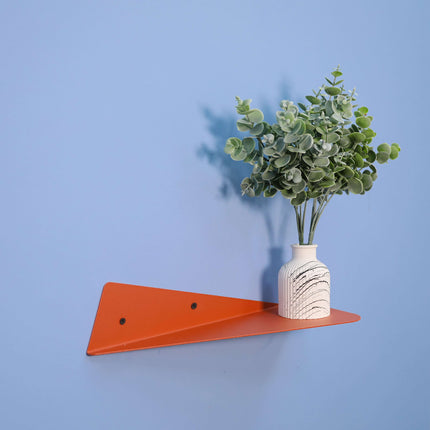 Metal Wall Shelf – Minimalist Floating Steel Shelf for Home & Office