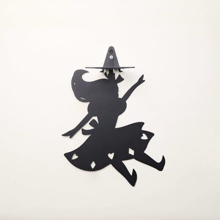 Metal Wall Shelf Book Holder – Alice Silhouette Floating Shelf
