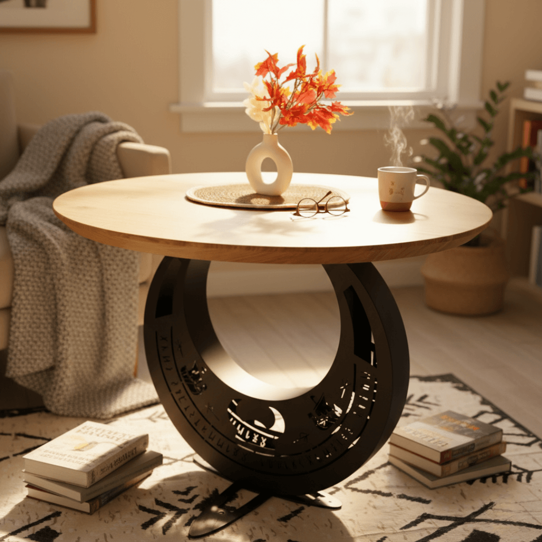 Metal Table Legs – Horseshoe Steel Base for Coffee & Dining Tables